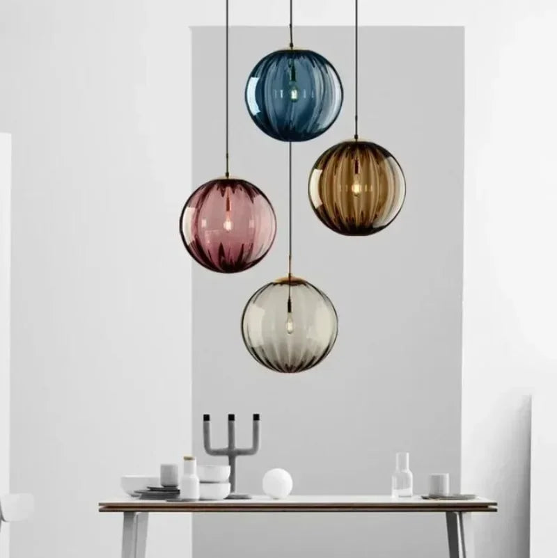 Nordic Glass Ball Pendant Light