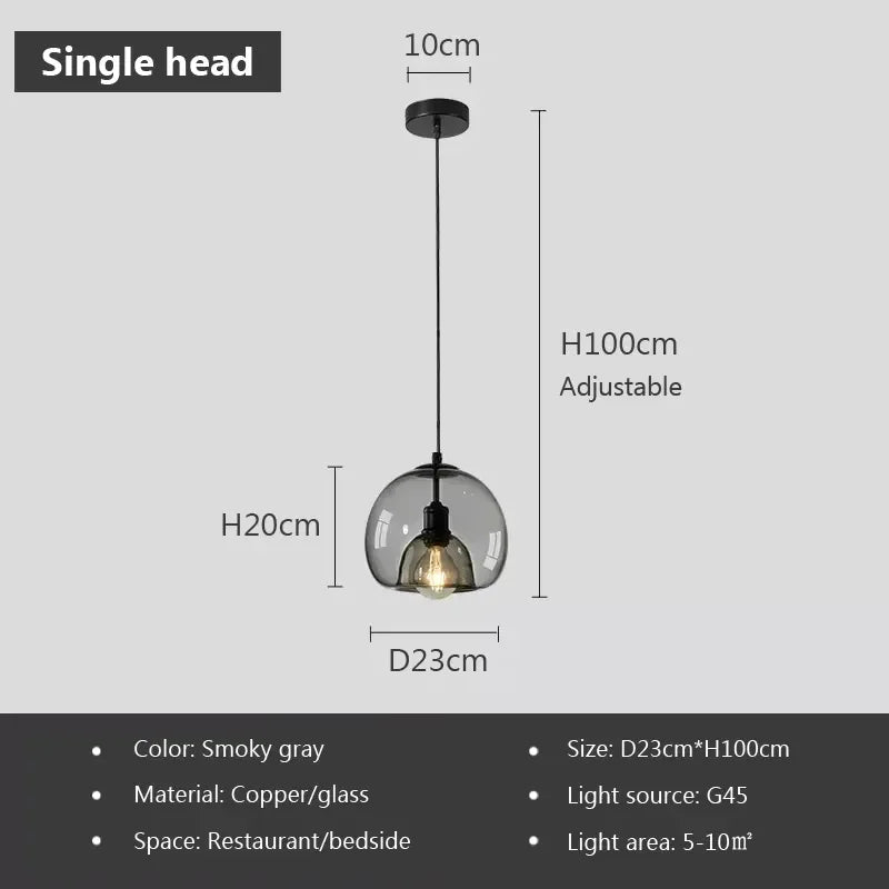 Nordic Chrome Pendant Light — Italian Design