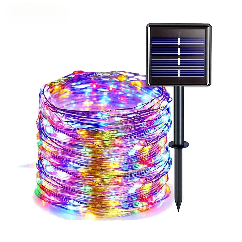 Solar Garden Fairy Lights — Twinkle, Waterproof