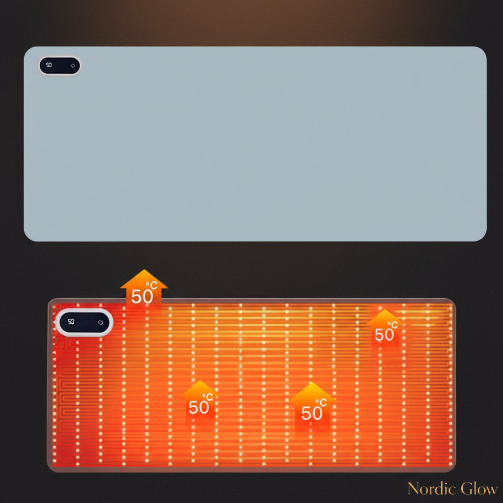 Heated Desk Mat — 5-Level Hand Warmer