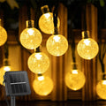 Solar Crystal Globe String Lights
