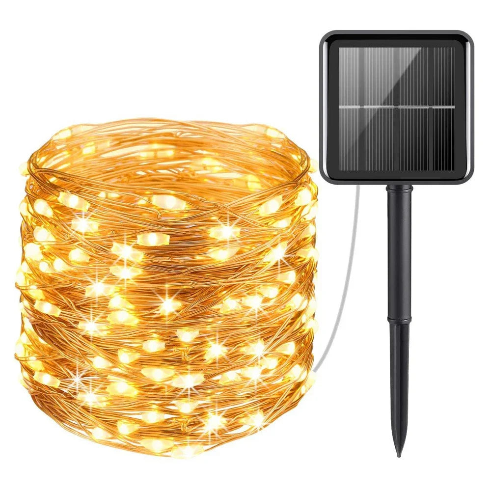 Solar Garden Fairy Lights — Twinkle, Waterproof