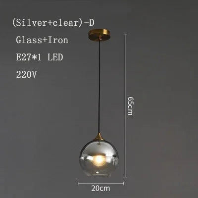 Nordic Minimalist Bedside Pendant Lamp