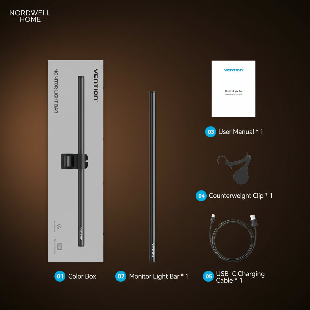 Monitor Light Bar — Glare-Free