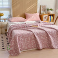 100% Cotton Throw Blanket — Breathable Bed Cover
