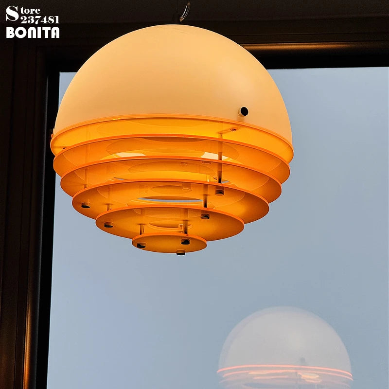 Sunset Glass Pendant Lamp — D20cm