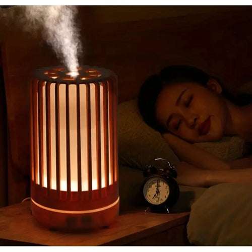 Bird Cage Aroma Diffuser with ultrasonic mist and night light
