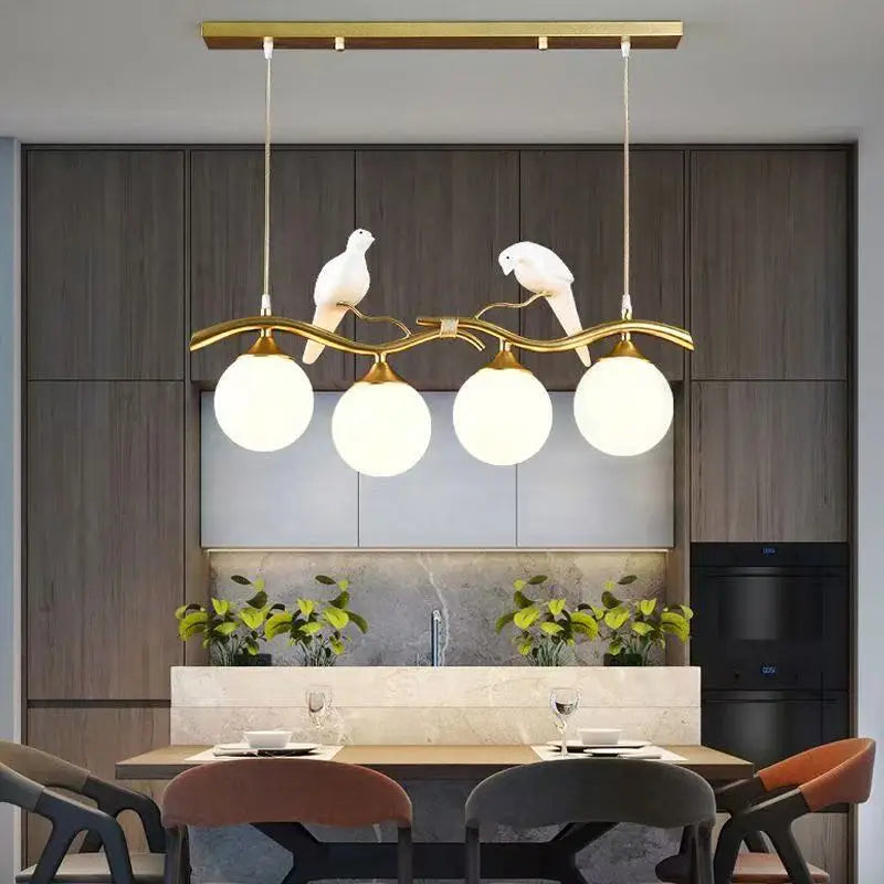 Nordic Spherical Glass Pendant Light