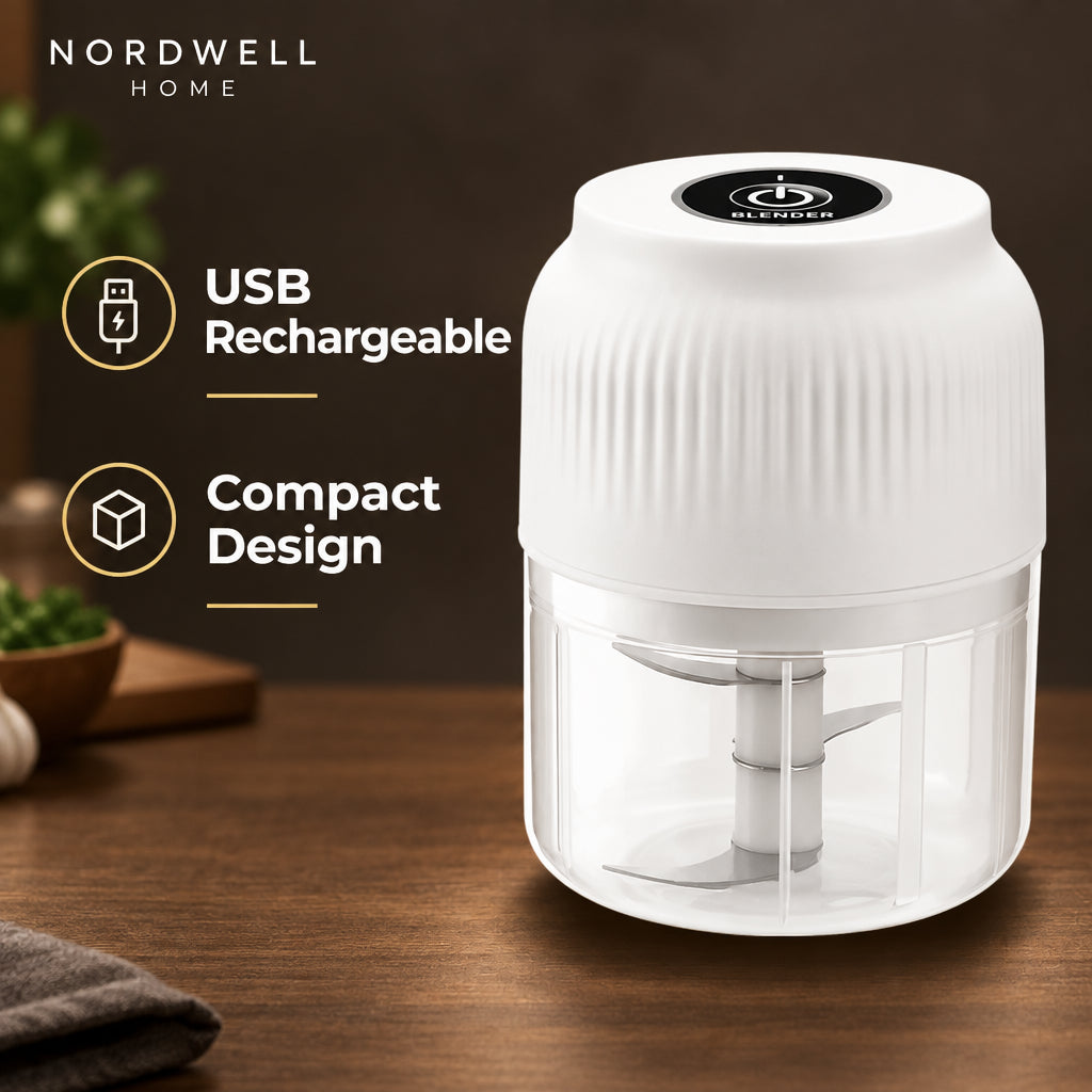 Mini Electric Vegetable Chopper — USB Rechargeable