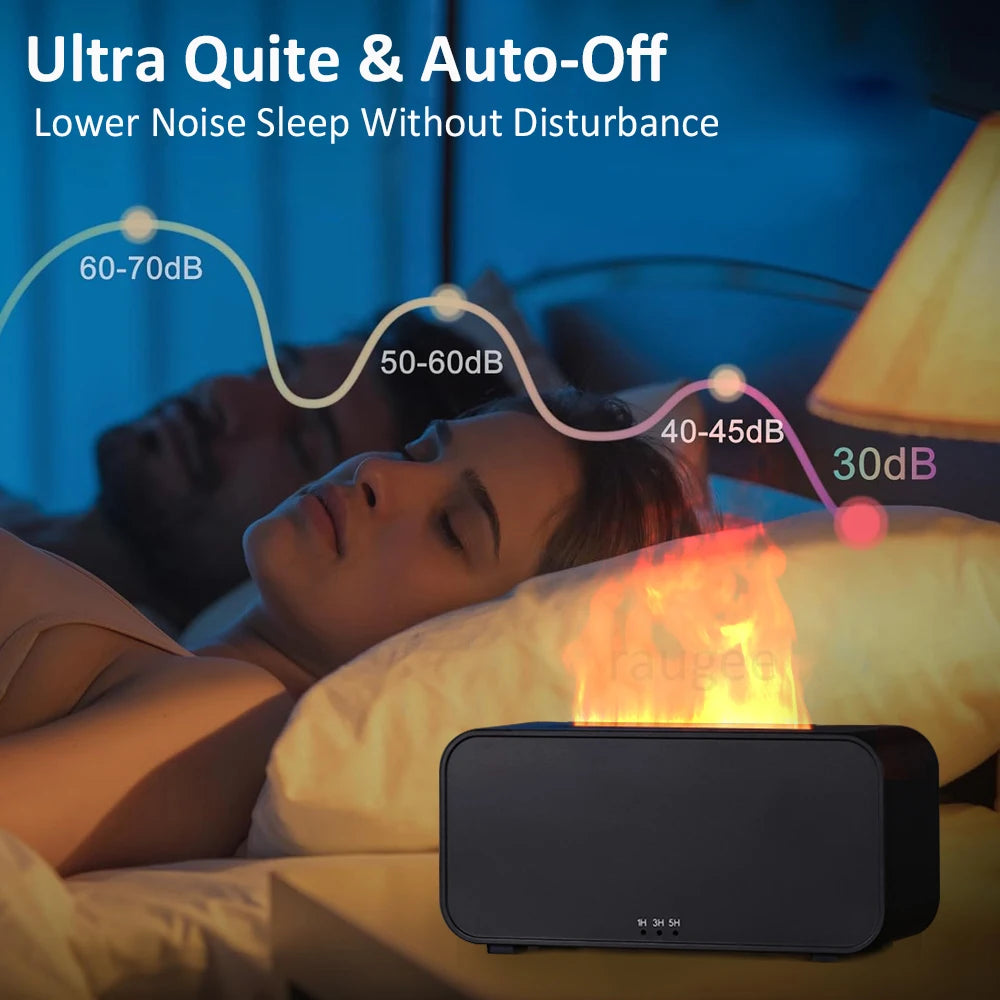 Mini Flame Diffuser — Automatic Aroma Humidifier